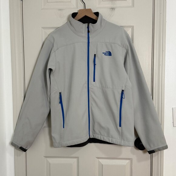 The North Face Jacket Mens Large Gray Soft Shell Winter Snowboarding Outdoor - Picture 1 of 16